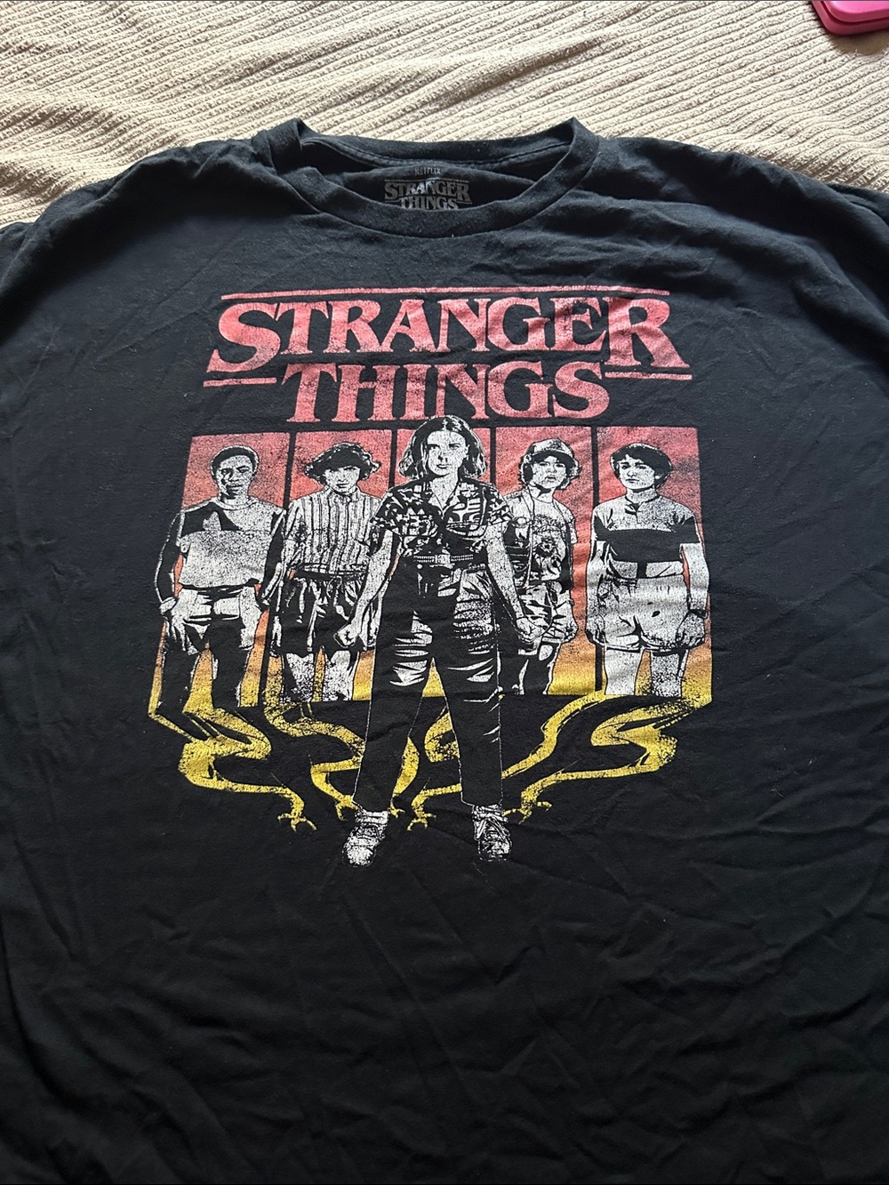 Mens Black Graphic Tee